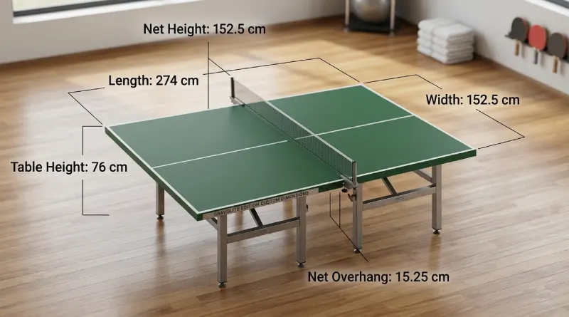 Table tennis flooring Dubai